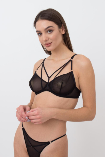 Бюстгальтер на кісточках Sweet plum 1610/42 Giulia (black) Бюстгальтер на кісточках Sweet plum 1610/42 Giulia (black)