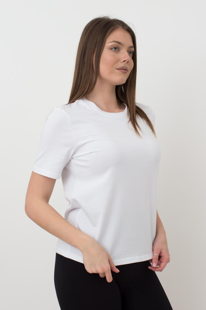 Футбола жіноча бавовняна T-shirt Classic 4802/010 Giulia (white)
