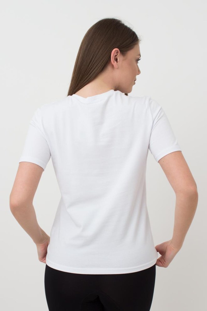 Футбола жіноча бавовняна T-shirt Classic 4802/010 Giulia (white)