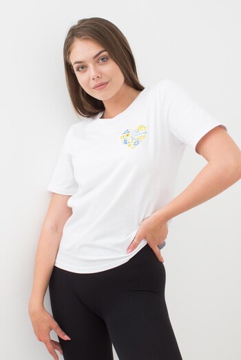 Футболка жіноча T-shirt print 4802/60 Giulia (black/stars)