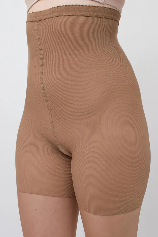 Класичні коригуючі колготки Talia control 40 den Giulia (caramel), бежевий