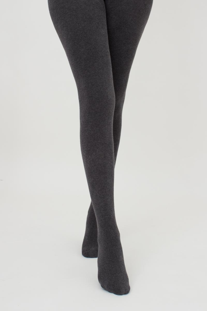 Теплі махрові колготки Terry 250 den Giulia (dark grey melange)
