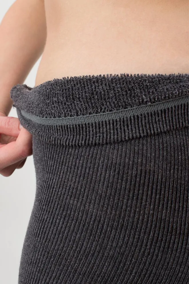Теплые махровые колготки Terry 250 den Giulia (dark grey melange)