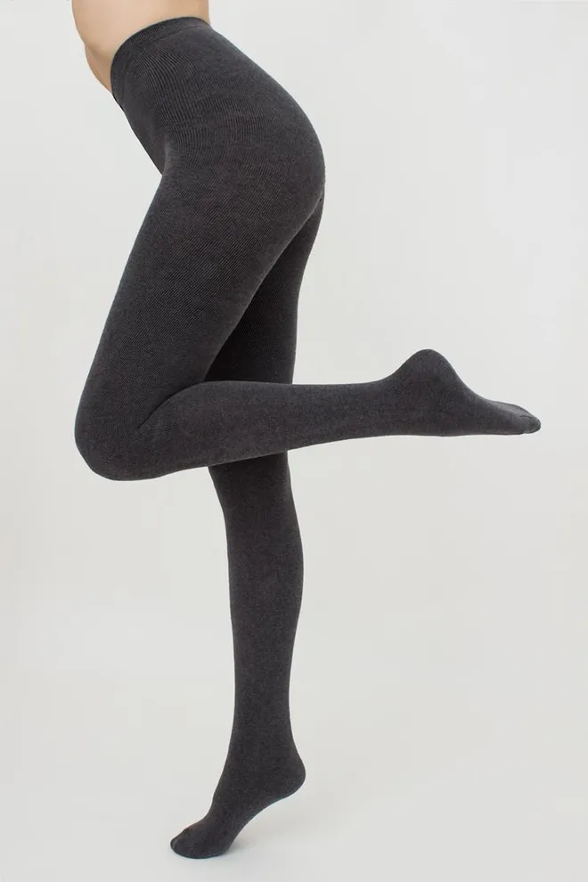 Теплі махрові колготки Terry Melange 250 den Giulia (dark grey melange), сірий