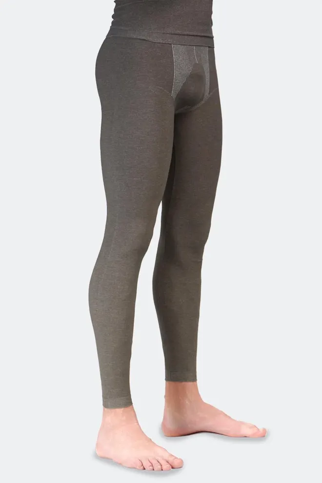 Термолегінси чоловічі безшовні Thermo Leggings Melange Man Giulia (nero)