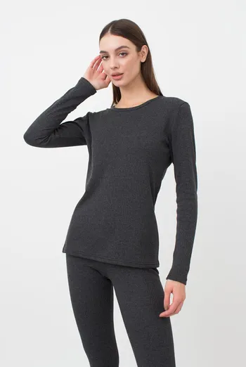 Термофутболка женская в рубчик Thermo Sport 4905/190 Giulia (dark grey) Термофутболка женская в рубчик Thermo Sport 4905/190 Giulia (dark grey)
