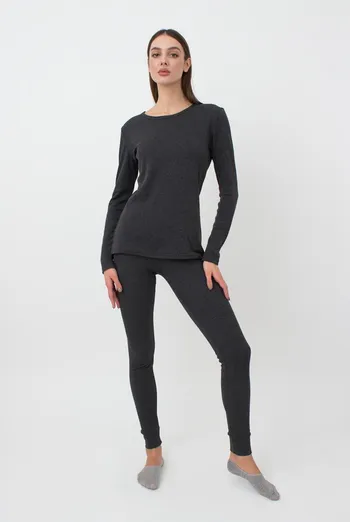Термобілизна жіноча комплект THERMO SPORT 5313/190 Giulia (dark grey), сірий