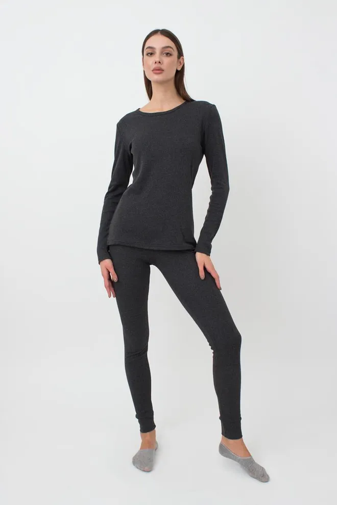 Термобілизна жіноча комплект THERMO SPORT 5313/190 Giulia (dark grey), сірий