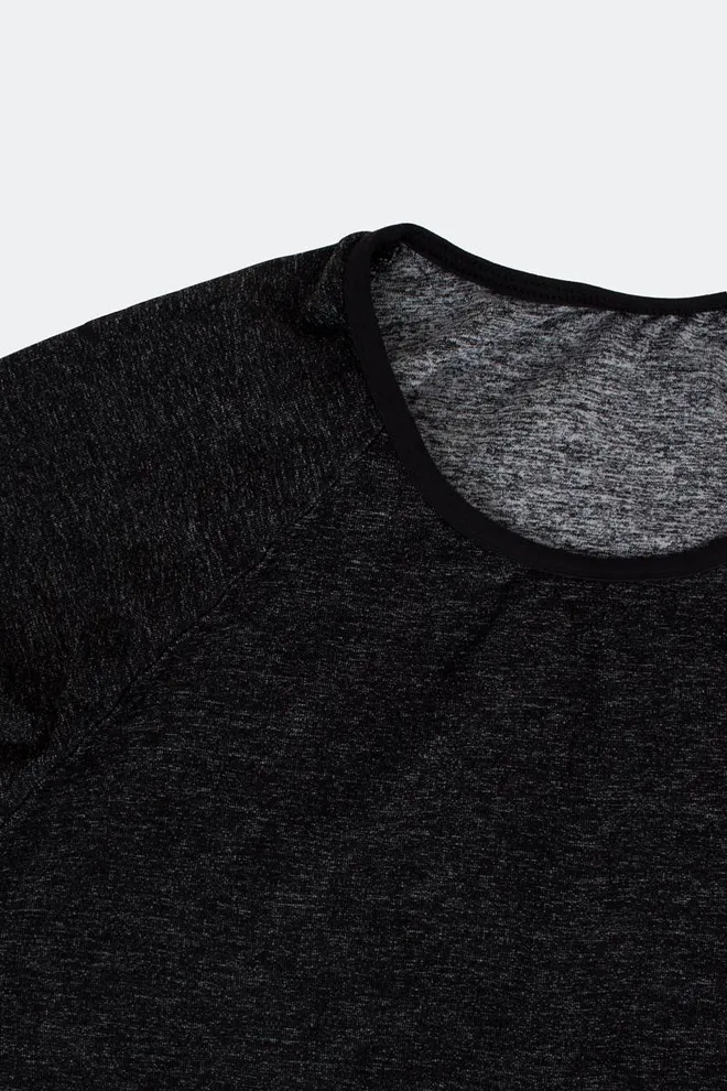 Термофутболка чоловіча безшовна Thermo T-shirt Melange Man Giulia (nero)