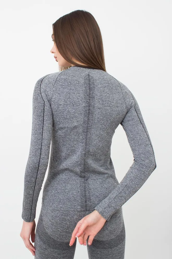 Термофутболка с длинным рукавом Thermo T-shirt Melange Giulia (nero)