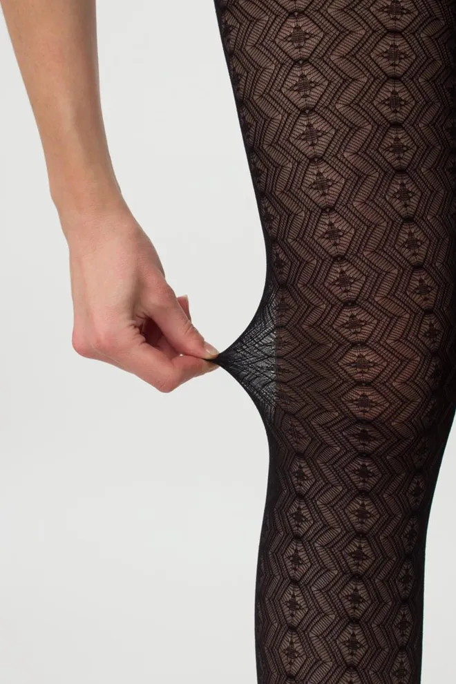 Колготки з ажурним малюнком Tissue 20 den model 3 Giulia (nero)