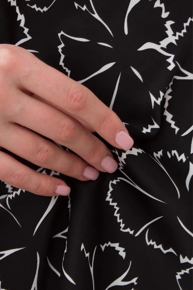 Пижама женская с шортами Tiziana 6032/051 Giulia (black/white clove)