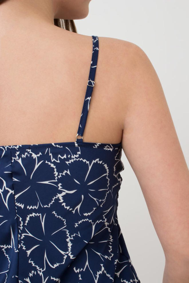 Піжама жіноча з шортами Tiziana 6032/051 Giulia (navy/white clove)