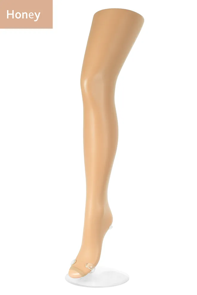Класичні колготки з відкритим носком Toe 15 den Giulia (honey)