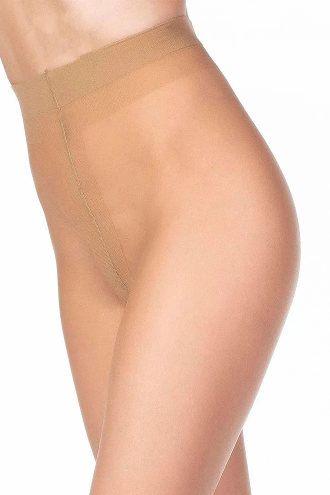 Класичні колготки з відкритим носком Toe 15 den Giulia (daino)