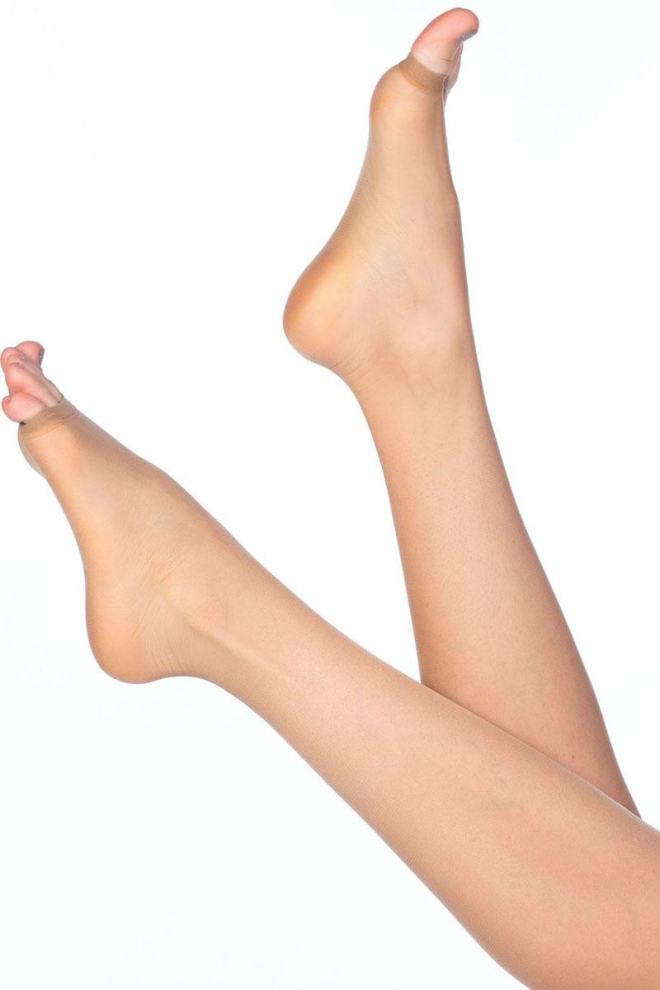 Класичні колготки з відкритим носком Toe 15 den Giulia (daino)