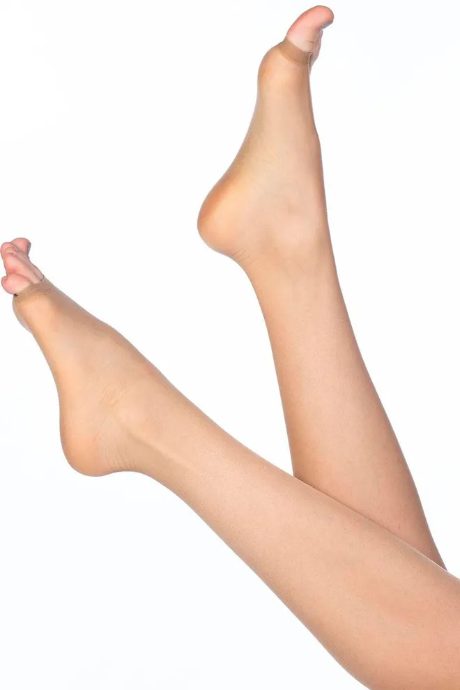 Класичні колготки з відкритим носком Toe 15 den Giulia (daino)