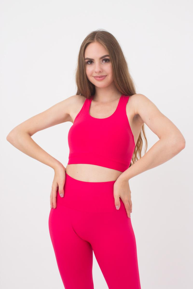 Спортивний безшовний топ Top energy Giulia (raspberry sorbet)