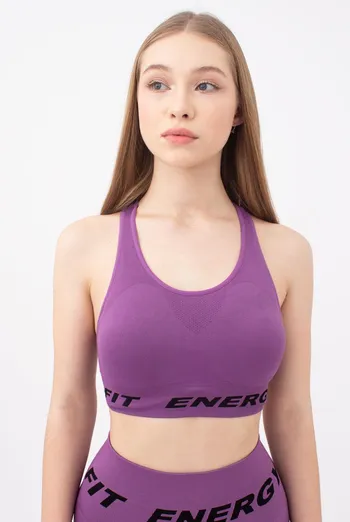 Спортивний безшовний топ Top fit energy Giulia (grape compote) Спортивний безшовний топ Top fit energy Giulia (grape compote)