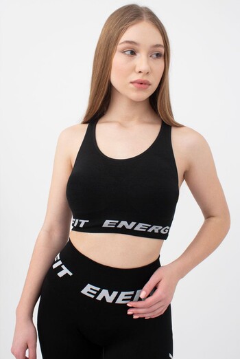 Спортивний безшовний топ Top fit energy Giulia (nero)