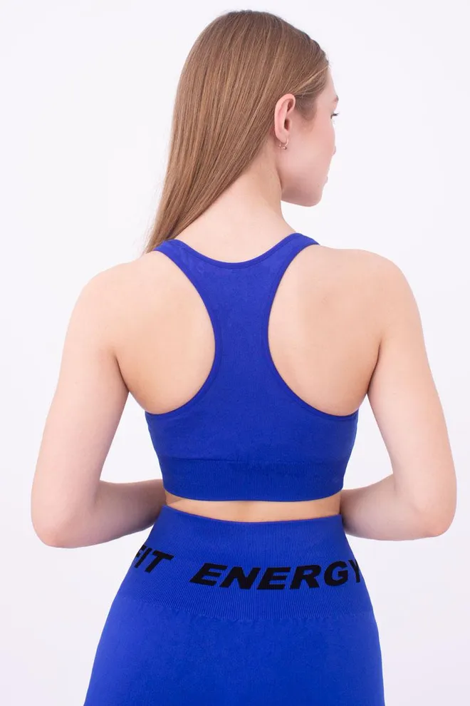 Спортивний безшовний топ Top fit energy Giulia (bright blue)