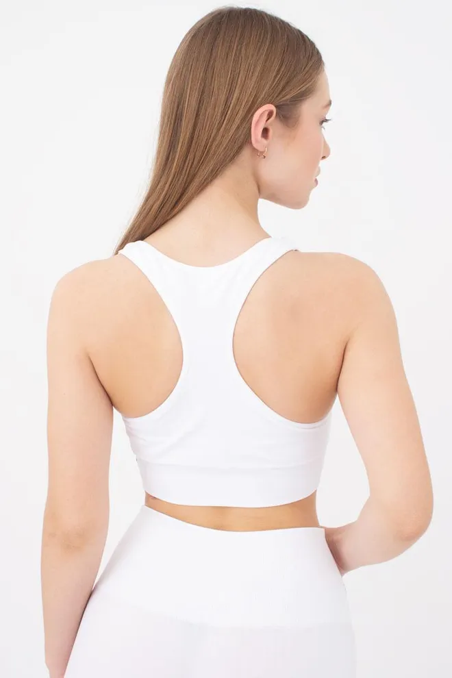 Спортивний безшовний топ Top fit energy Giulia (bianco)