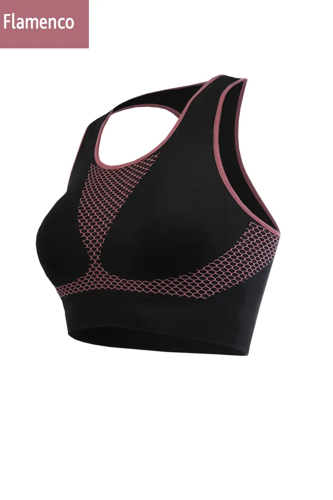 Спортивний безшовний топ Top sport cell Giulia (flamenco)