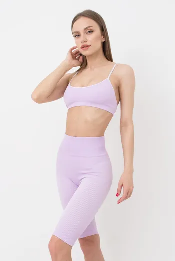 Велосипедки жіночі в рубчик Tracks rib Giulia (orchid bloom), фіолетовий Велосипедки жіночі в рубчик Tracks rib Giulia (orchid bloom), фіолетовий