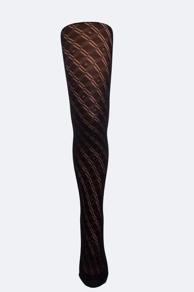 Детские колготки с узором Traisy 80 den model 1 Giulia (nero), черный