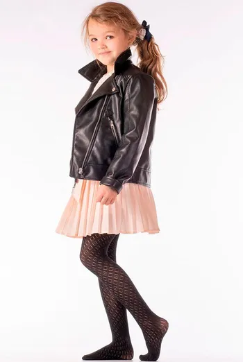 Дитячі колготки з візерунком TRAISY KIDS 80 (2) Giulia (nero), чорний Дитячі колготки з візерунком TRAISY KIDS 80 (2) Giulia (nero), чорний