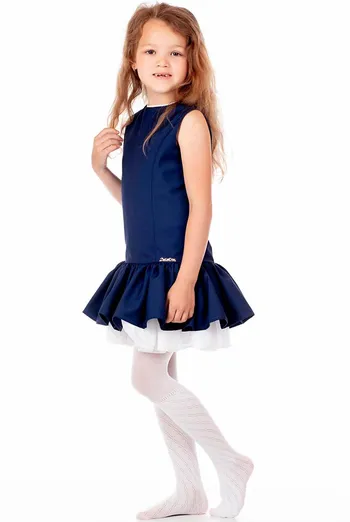 Дитячі колготки з імітацією гольф Traisy 80 den model 4 Giulia (bianco)