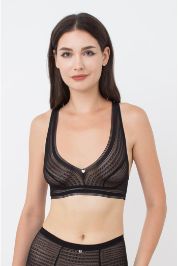 Мереживний бюстгальтер бралет Teresa 1613/31 TM Giulia (black), чорний Мереживний бюстгальтер бралет Teresa 1613/31 TM Giulia (black), чорний