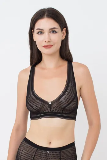 Мереживний бюстгальтер бралет Teresa 1613/31 TM Giulia (black), чорний Мереживний бюстгальтер бралет Teresa 1613/31 TM Giulia (black), чорний