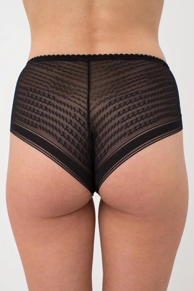 Кружевные трусы бразилиана Teresa 2601/04 Giulia (black)
