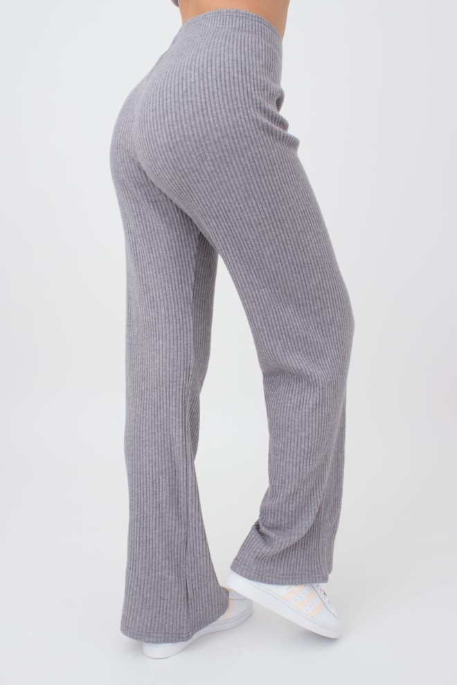 Штани кльош в рубчик WARMLY TOUCH 4319/150 Giulia (grey), сірий