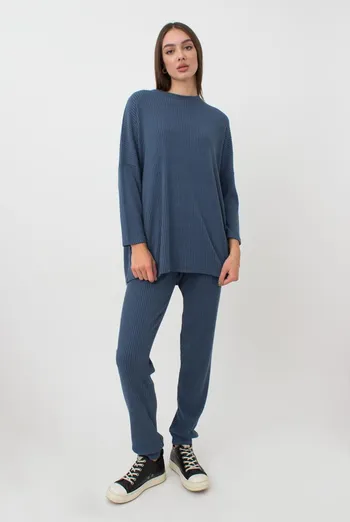 Кофта длинная в рубчик Warmly Touch 4412/150 Giulia (epruse) Кофта длинная в рубчик Warmly Touch 4412/150 Giulia (epruse)