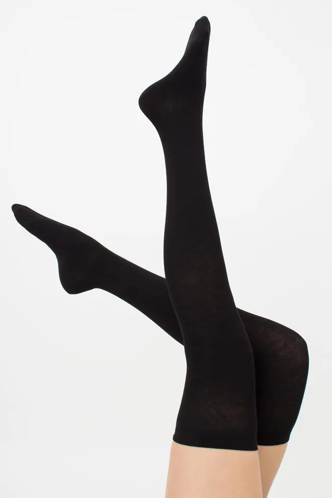 Бавовняні класичні ботфорти WB1 CLASSIC Giulia (black), чорний