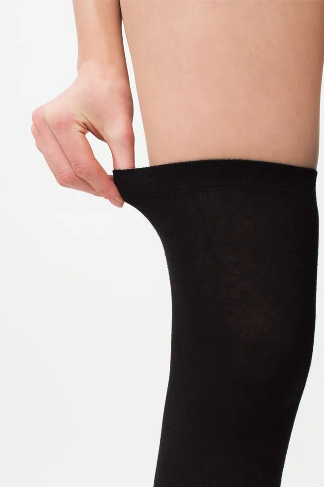 Бавовняні класичні ботфорти WB1 CLASSIC Giulia (black), чорний