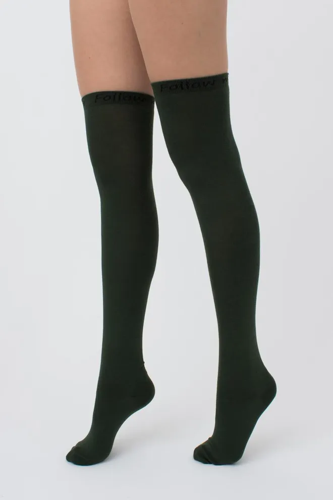 Гольфи ботфорти бавовняні з написом WB1 fashion 010 Giulia (khaki)