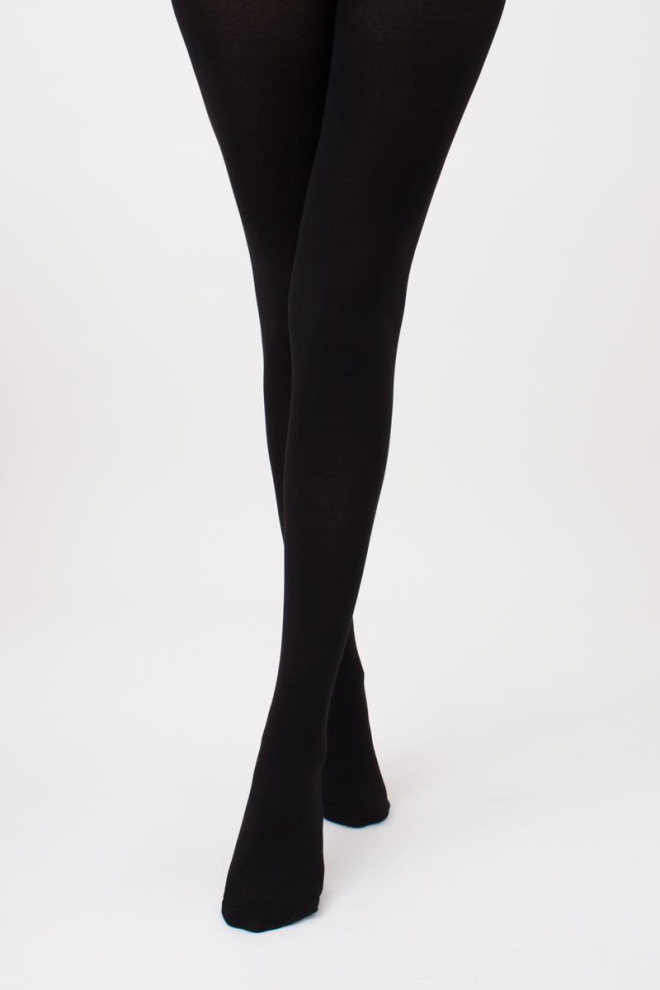 Теплі бавовняні колготки Well cotton 150 den Giulia (nero)