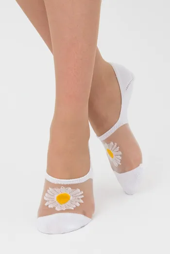 Носки следки женские Wf1 cristal 002 Giulia (white)