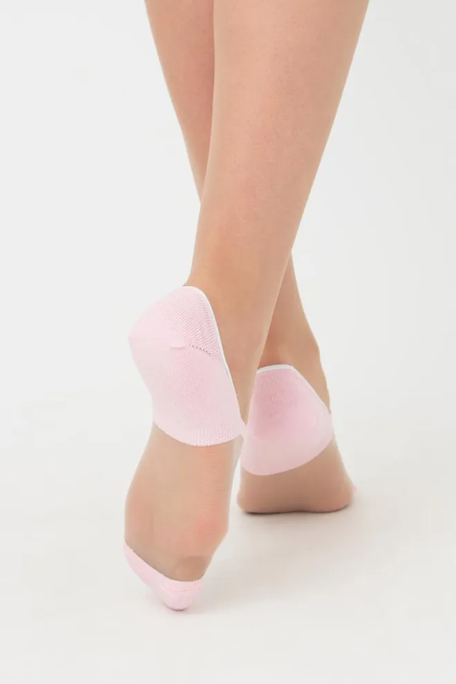 Шкарпетки слідки жіночі Wf1 cristal 002 Giulia (pearl)