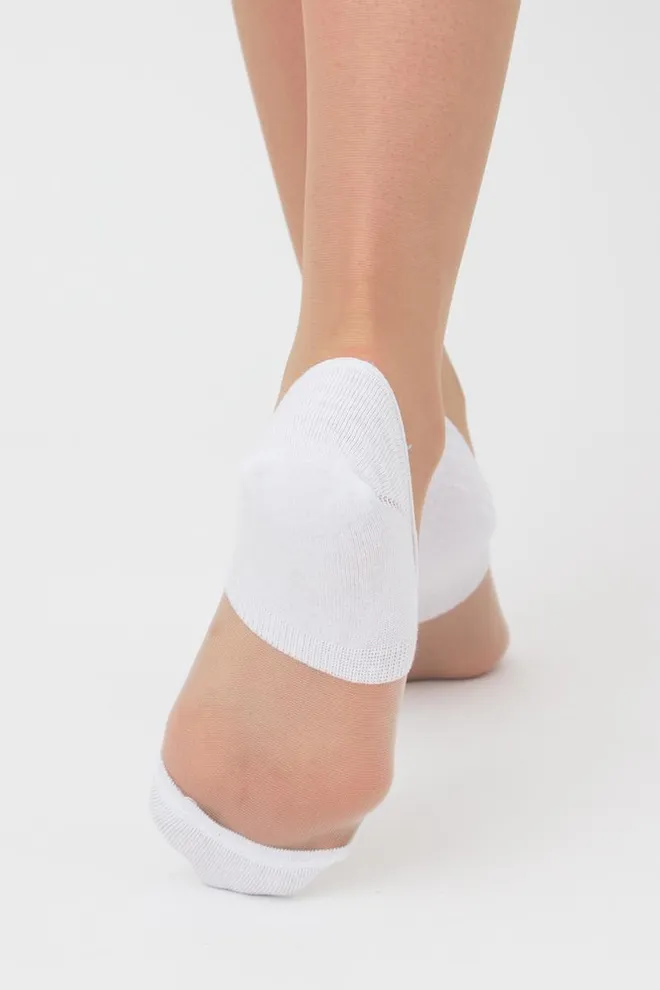 Шкарпетки слідки жіночі Wf1 cristal 002 Giulia (white)
