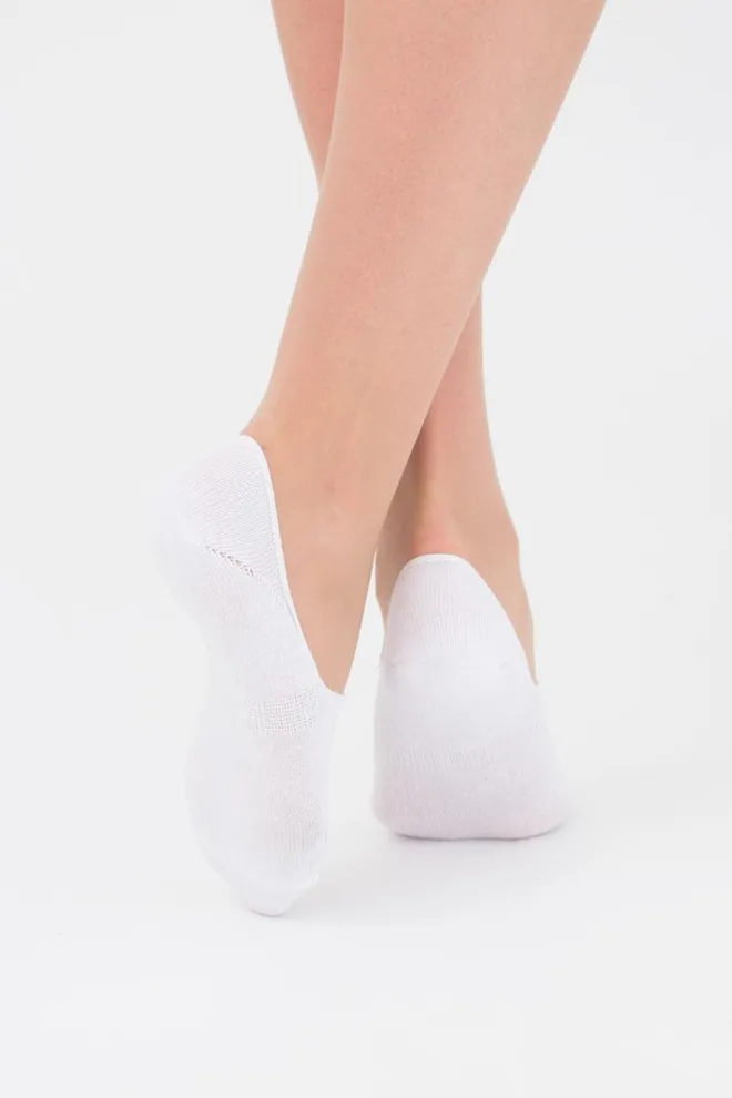 Шкарпетки слідки жіночі Wf1 marine 010 Giulia (bianco)