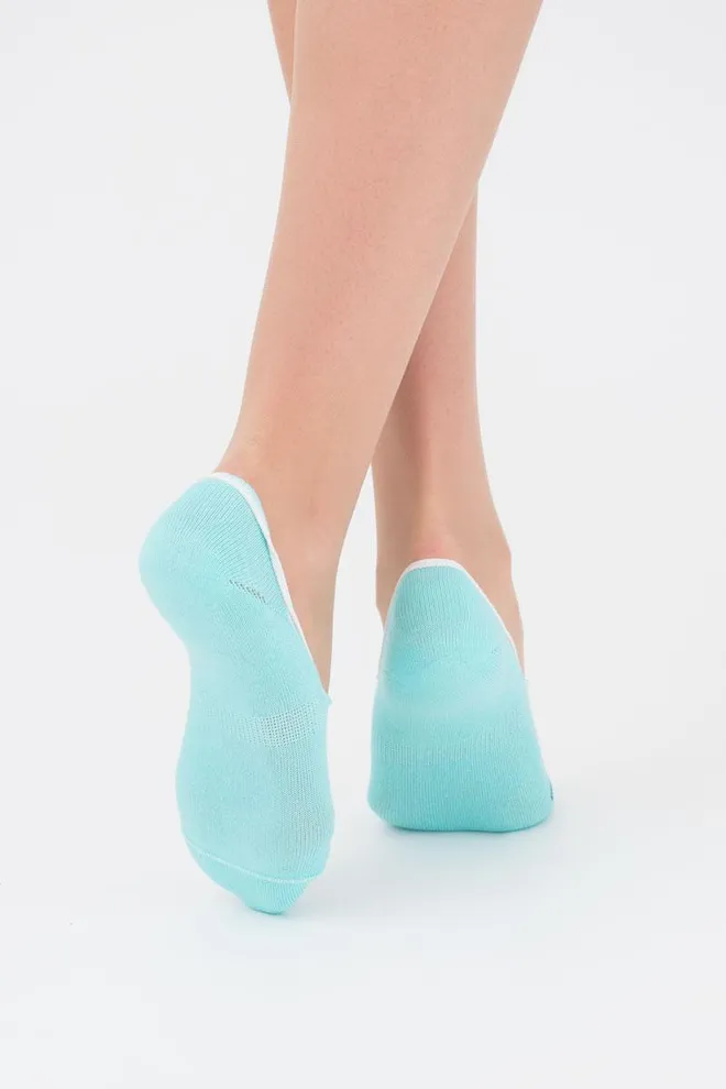 Шкарпетки слідки жіночі Wf1 marine 010 Giulia (light mint)