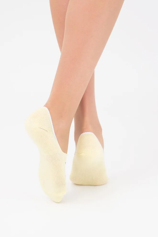 Шкарпетки слідки жіночі з восьминогом Wf1 marine 012 Giulia (light yellow)