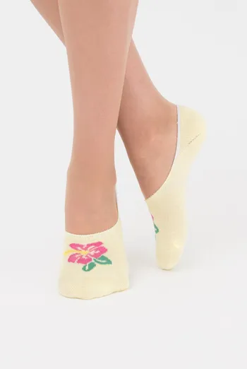 Носки следки женские Wf1 tropic 001 Giulia (light yellow)