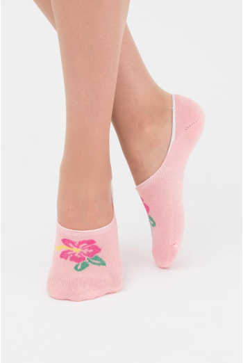 Шкарпетки слідки жіночі Wf1 tropic 001 Giulia (geranium)