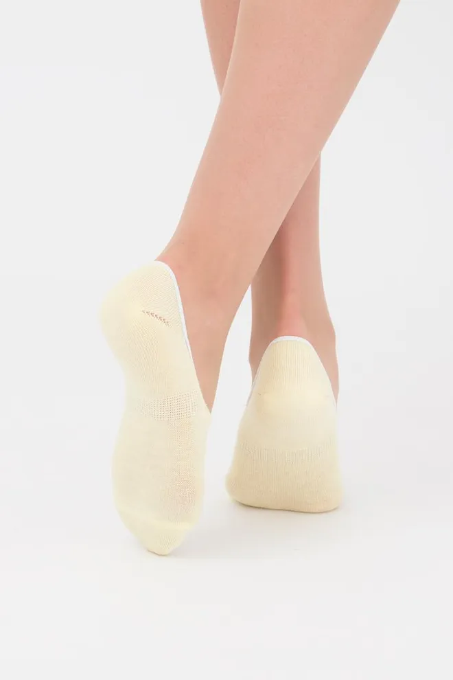Шкарпетки слідки жіночі Wf1 tropic 001 Giulia (light yellow)