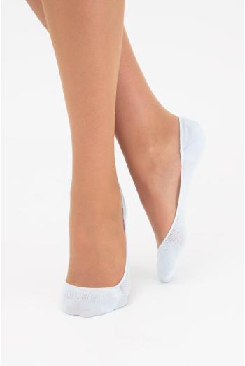 Шкарпетки слідки жіночі Wf1 ballerina comfort Giulia (cerulean)